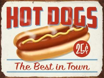 Hot Dogs Best In Town | Obraz na stenu