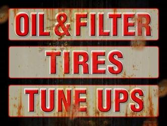 Oil Tires Tuneups | Obraz na stenu