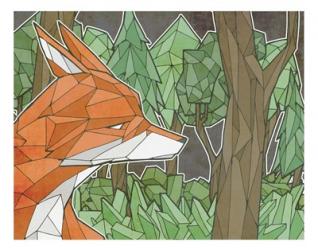 Fox In The Woods | Obraz na stenu