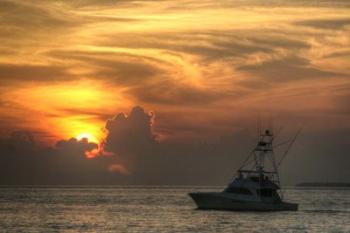 Key West Sport Fisher Sunset | Obraz na stenu