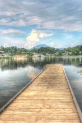 Lake Pier Vertical | Obraz na stenu