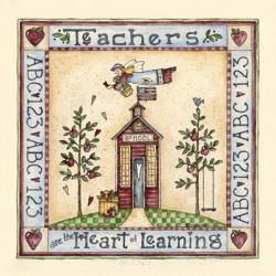 Teachers Are The Heart Of Learning | Obraz na stenu