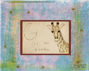 G is For Giraffe | Obraz na stenu