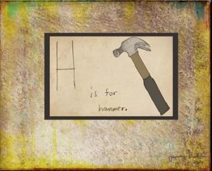 H is For Hammer | Obraz na stenu