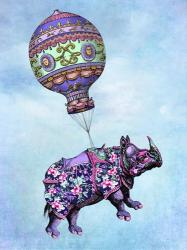 Flying Rhino | Obraz na stenu