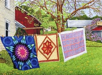 Quilt Trio, Pennsylvania | Obraz na stenu