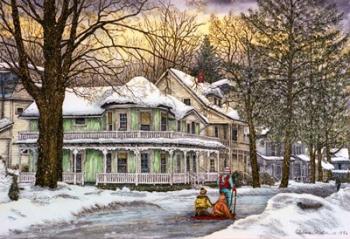 Sledding, Chautauqua, Ny | Obraz na stenu