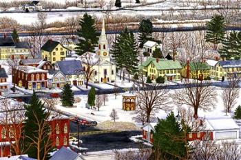 Village Square Vermont | Obraz na stenu