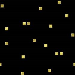 Black Golden Squares Confetti | Obraz na stenu