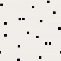 Light Cream Black Squares Confetti | Obraz na stenu