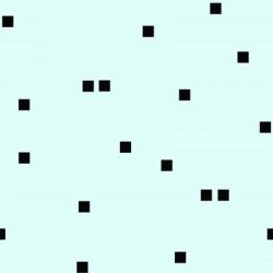 Pale Aqua Black Squares Confetti | Obraz na stenu