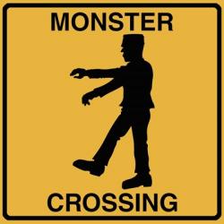 Monster Crossing | Obraz na stenu