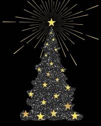 Park Avenue Starry Christmas Tree | Obraz na stenu