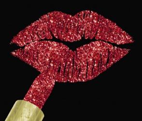 Red Glitter Lipstick | Obraz na stenu