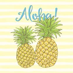 Pineapple Aloha | Obraz na stenu