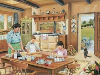 A Cottage Kitchen | Obraz na stenu
