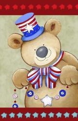 Stars And Stripes Bear | Obraz na stenu