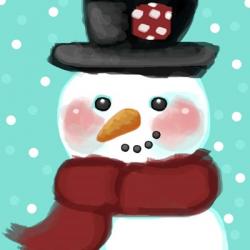 Snowman | Obraz na stenu