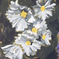 White Floral | Obraz na stenu