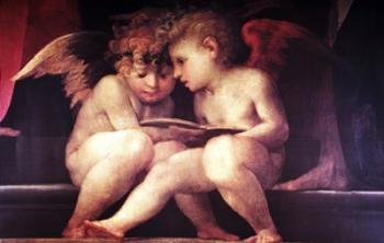 Two Redhead Cherubs | Obraz na stenu