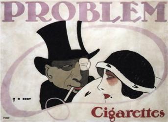 Germany Problem Cigarettes Couple, 1912 | Obraz na stenu