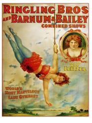 Miss Lietzel Barnum Bailey | Obraz na stenu