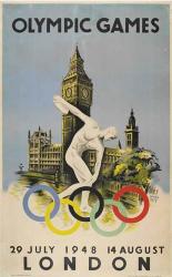 Official Poster for London Olympic Games 1948 Walter Herz | Obraz na stenu