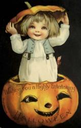 Halloween Pumpkin Head Child | Obraz na stenu