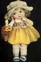 Joyful Halloween Yellow Dress | Obraz na stenu