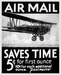 Airmail Saves Time | Obraz na stenu