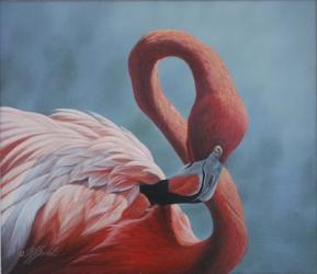 Figure 8 - Flamingo | Obraz na stenu