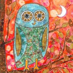 Funky Little Owl | Obraz na stenu