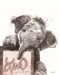 Love is All You Need Elephant | Obraz na stenu