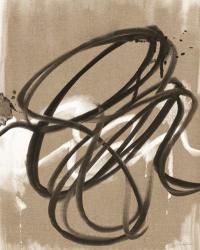 Mocha Linen Abstract | Obraz na stenu