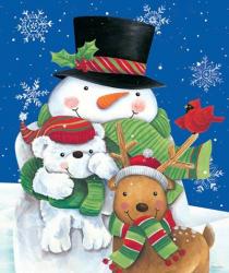 Snowman and Friends | Obraz na stenu