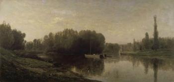 The Banks Of The Oise, 1859 | Obraz na stenu