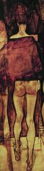 Female Nude, Rear View with Shawl | Obraz na stenu