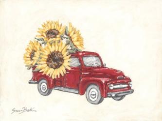 Sunflower Farm Truck | Obraz na stenu