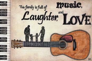 Music, Laughter, Love | Obraz na stenu