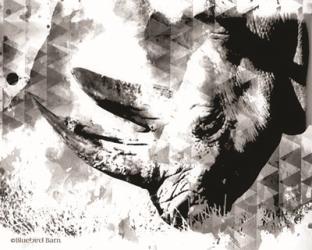 Modern Black & White Rhino | Obraz na stenu