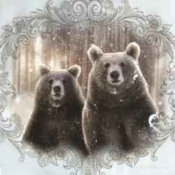 Enchanted Winter Bears | Obraz na stenu