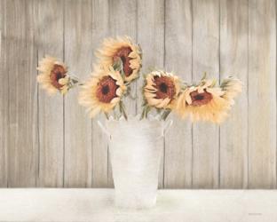 Country Sunflower Vase | Obraz na stenu