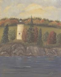 Lighthouse in Autumn | Obraz na stenu