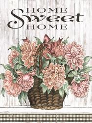 Home Sweet Home Peonies | Obraz na stenu