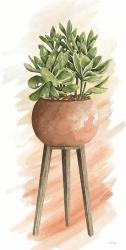 Plant Stand Pot of Flowers I | Obraz na stenu