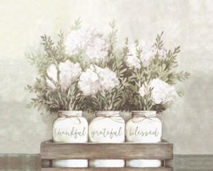 White Flower Jars | Obraz na stenu