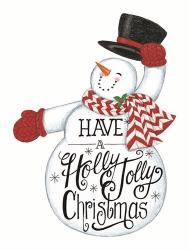 Have a Holly Jolly Christmas Snowman | Obraz na stenu