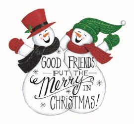 Good Friends Snowman | Obraz na stenu