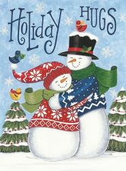 Holiday Hugs Snowmen | Obraz na stenu