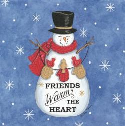 Friends Snowman | Obraz na stenu